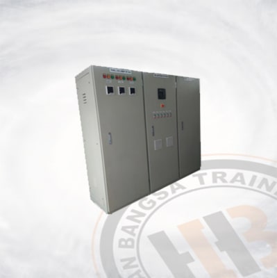 Alat Peraga Box Panel Listrik 3 Pintu Powder Coating - Perpanelan untuk SMK dan Politeknik