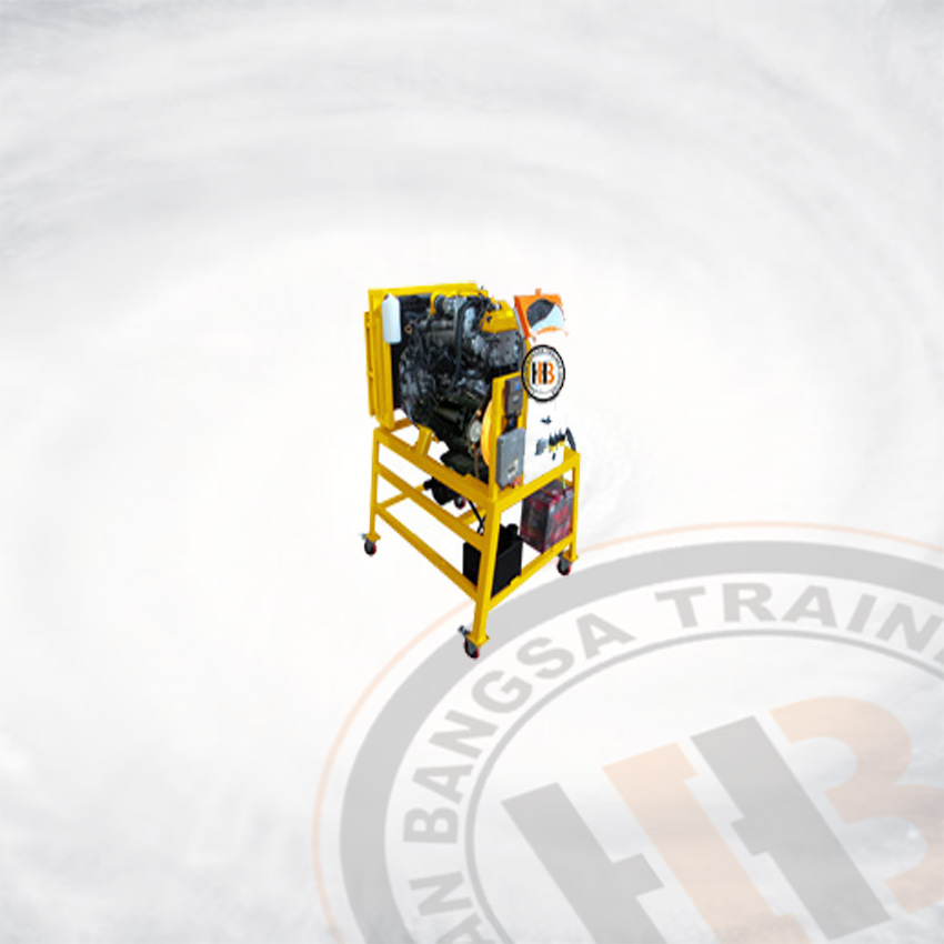 Alat Peraga Diesel Engine Trainer Stand DOHC, Turbo Charger, Common Rail - Alat Berat untuk SMK dan Politeknik