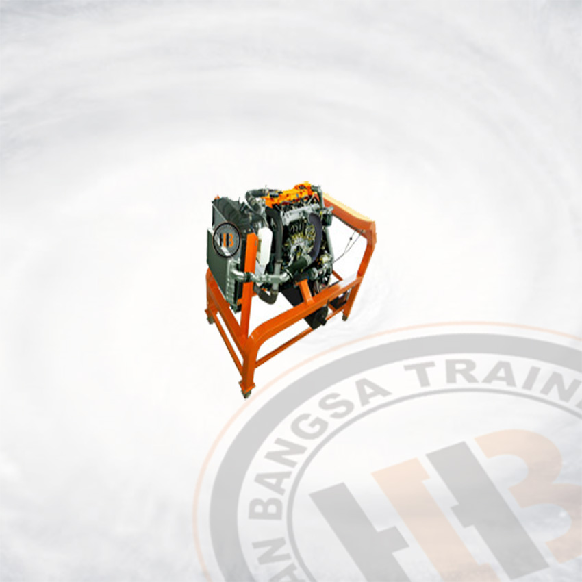 Alat Peraga Diesel Engine Trainer Stand Mitsubishi Dump Truck - Alat Berat untuk SMK dan Politeknik