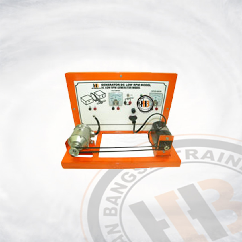 Alat Peraga Generator DC Low RPM Model - Listrik untuk SMK dan Politeknik