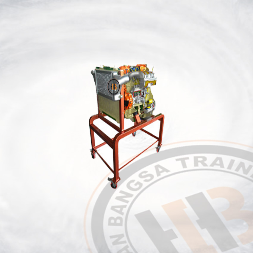 Alat Peraga Locomotive Diesel Engine Trainer Stand 110HP Model - Kereta Api untuk SMK dan Politeknik