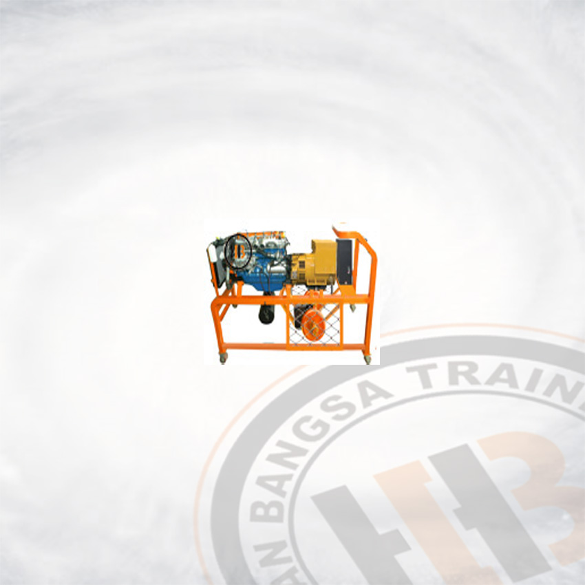 Alat Peraga Locomotive Diesel Engine Trainer Stand 6 Cylinder Trasmision Electric - Kereta Api untuk SMK dan Politeknik