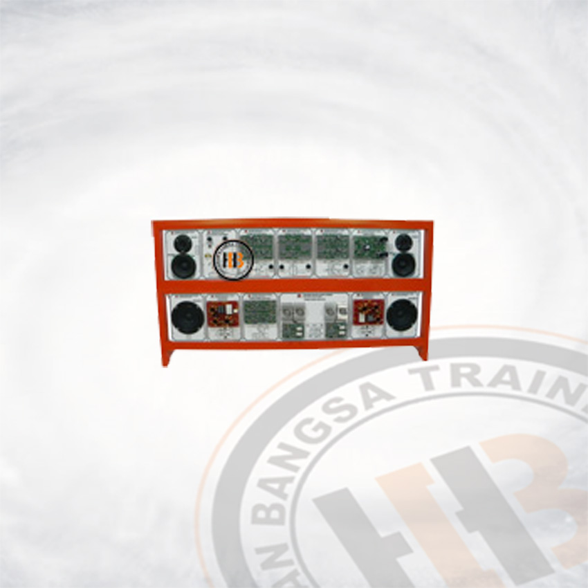 Alat Peraga Trainer Audio Stereo (Stereo Amplifier) Stand - Elektronika untuk SMK dan Politeknik