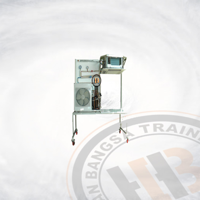 Alat Peraga Trainer Sistem AC Ruang (Sentral/Cassette) 3 Pk 3 Phase - Pendingin untuk SMK dan Politeknik